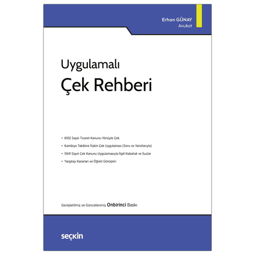 Uygulamalı Çek Rehberi - Erhan Günay