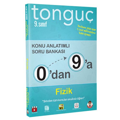 9. Sınıf 0\'dan 9\'a Fizik Konu Anlatımlı Soru Bankası Tonguç Akademi Yayınları