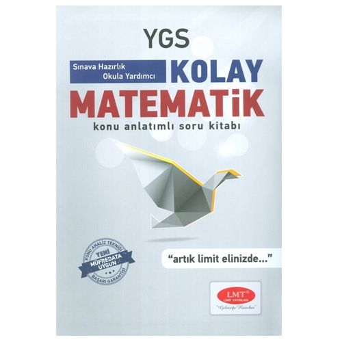 YGS Kolay Matematik Konu Anlatımlı Soru Kitabı Limit Yayınları