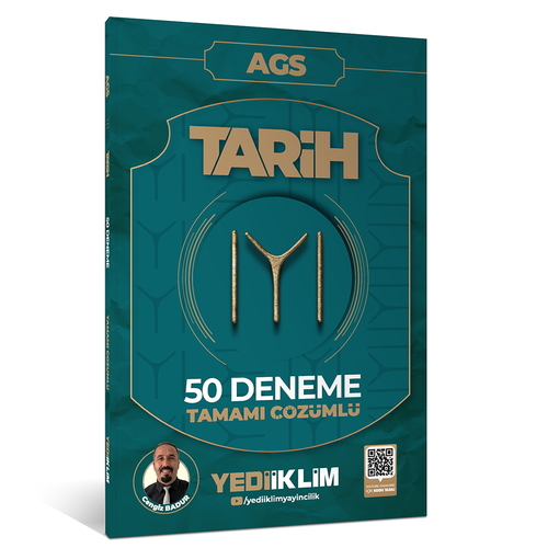 AGS KAYI Tarih Tamamı Çözümlü 50 Deneme Yediiklim Yayınları 2027