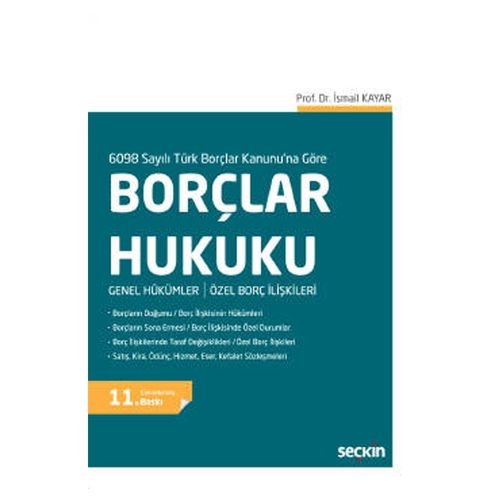 Borçlar Hukuku - İsmail Kayar