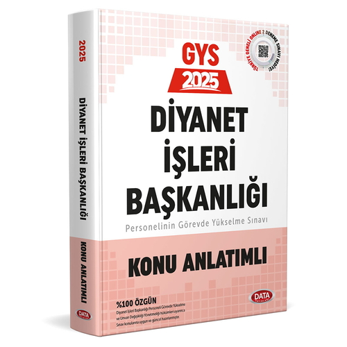 GYS Diyanet İşleri Başkanlığı Personelin Görevde Yükselme Sınavı Konu Anlatımlı Data Yayınları 2025