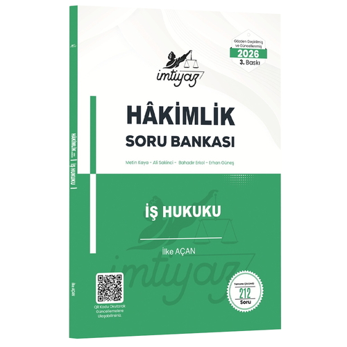 Hakimlik HMGS İş Hukuku Soru Bankası İmtiyaz Yayınları 2026