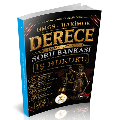 HUKAL HMGS-Hakimlik Derece İş Hukuku Soru Bankası Savaş Yayınevi 2026