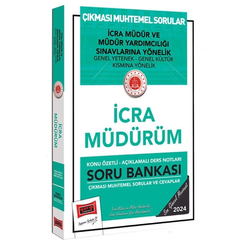 İcra Müdürüm Genel Kültür Genel Yetenek Soru Bankası Yargı Yayınları 2024