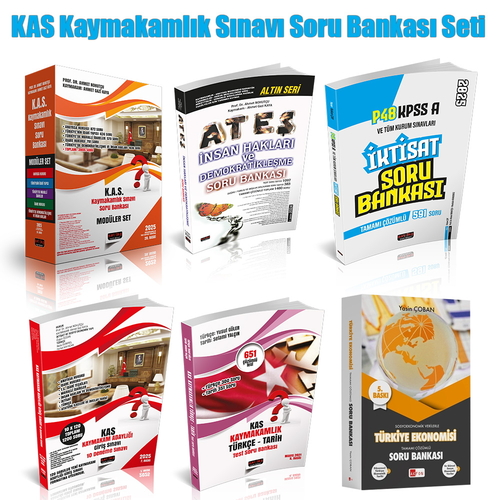 Kaymakamlık Sınavlarına Hazırlık Soru Bankası Seti 2025