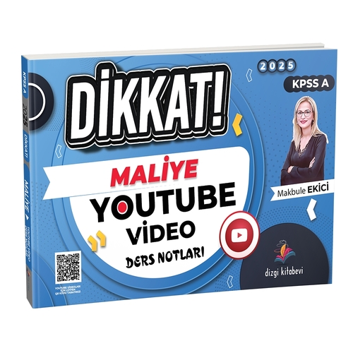KPSS A Grubu Maliye DİKKAT YouTube Video Ders Notları Kitap Yayınları 2025