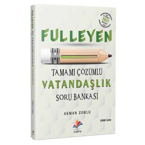 KPSS Fulleyen Vatandaşlık Tamamı Çözümlü Soru Bankası Dizgi Kitap Yayınları 2021