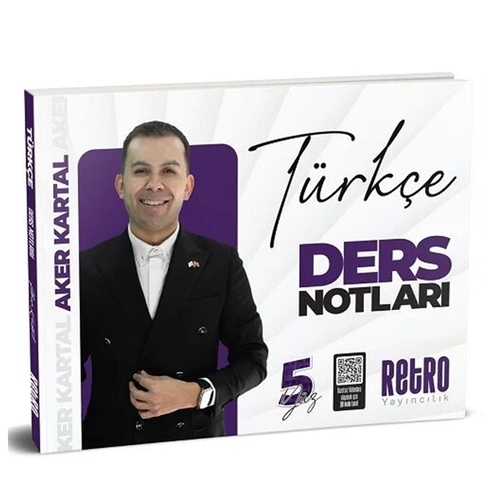 KPSS Genel Yetenek Türkçe 5Yüz Ders Notları Retro Yayınları 2025