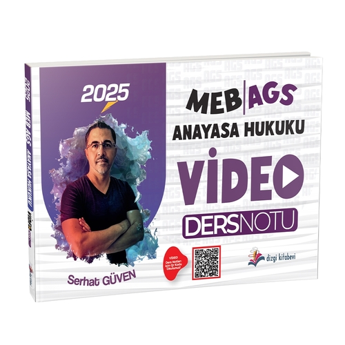 MEB AGS Anayasa Hukuku Video Ders Notları Dizgi Kitap Yayınları 2025