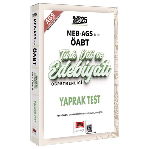 MEB AGS ÖABT Türk Dili ve Edebiyatı Öğretmenliği Yaprak Test Yargı Yayınları 2025