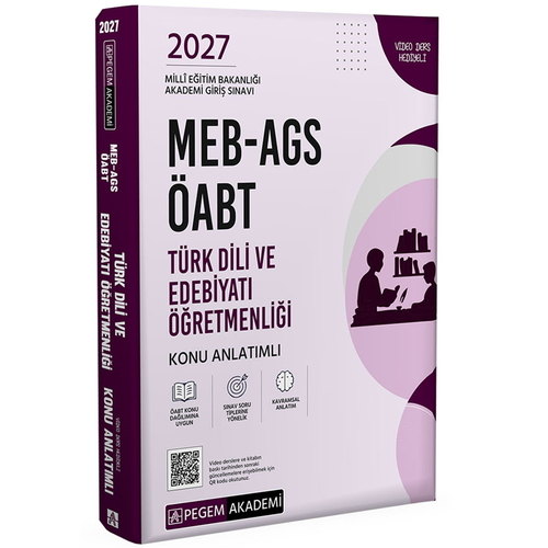 MEB AGS ÖABT Türk Dili ve Edebiyatı Öğretmenliği Konu Anlatımlı Pegem Akademi 2027