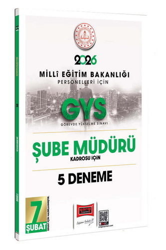 MEB Personelleri İçin GYS Şube Müdürü Kadrosu İçin 5 Deneme Yargı Yayınları 2026