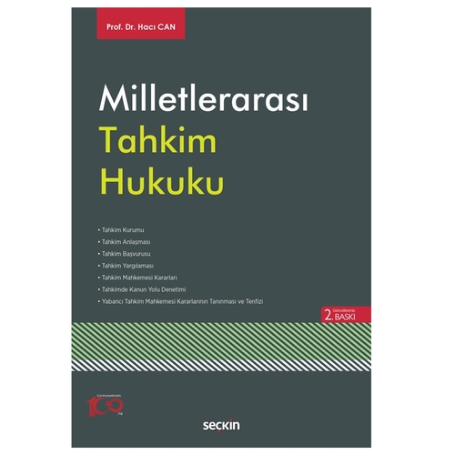 Milletlerarası Tahkim Hukuku - Hacı Can