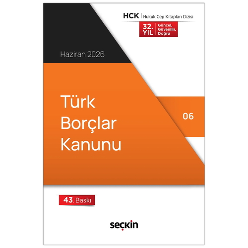 Türk Borçlar Kanunu - Seçkin Yayınevi Kanun Metinleri Haziran 2026