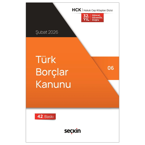 Türk Borçlar Kanunu - Seçkin Yayınevi Kanun Metinleri Şubat 2026