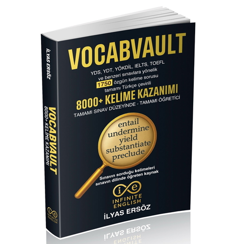 YDS YDT YÖKDİL IELTS TOEFL Vocabvault 1750 Özgün Kelime Sorusu Akfon Yayınları