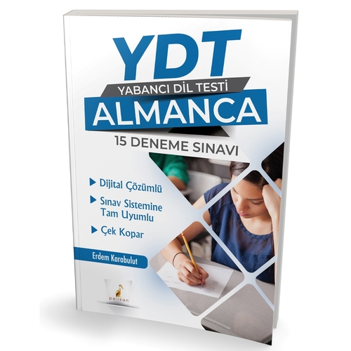 YDT Yabancı Dil Testi Almanca 15 Deneme Sınavı Pelikan Yayınları 2023