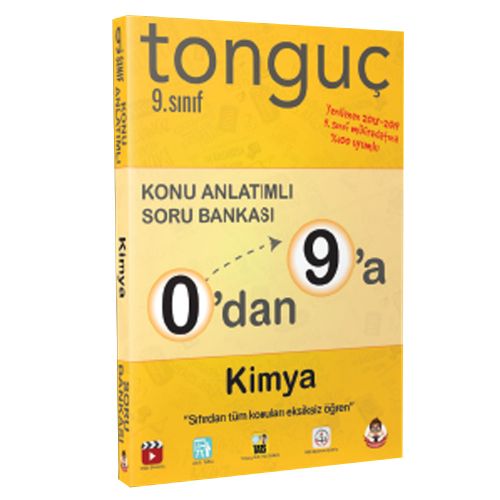 9. Sınıf 0\'dan 9\'a Kimya Konu Anlatımlı Soru Bankası Tonguç Akademi Yayınları