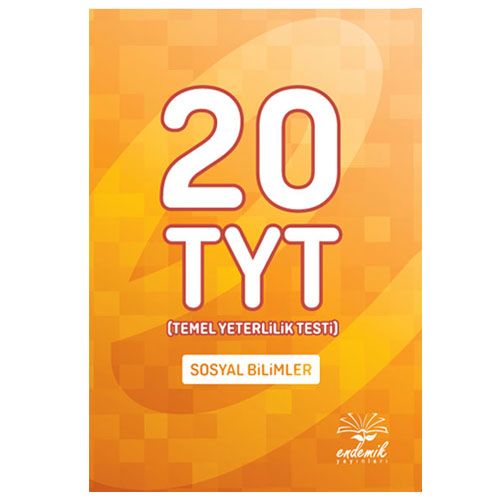 TYT Sosyal Bilimler 20 Deneme Endemik Yayınları