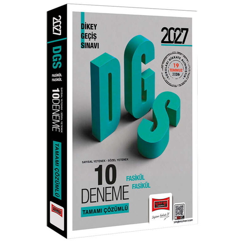DGS Sayısal-Sözel Yetenek Tamamı Çözümlü Fasikül Fasikül 10 Deneme Yargı Yayınları 2027
