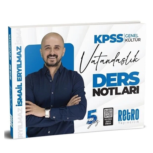 KPSS Genel Kültür Vatandaşlık 5Yüz Ders Notları Retro Yayınları 2025