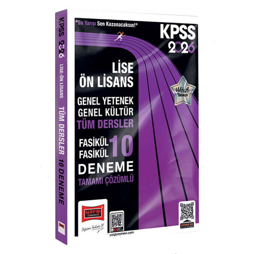 KPSS GK-GY Lise Ön Lisans Tüm Dersler Fasikül Fasikül 10 Deneme Yargı Yayınları 2026