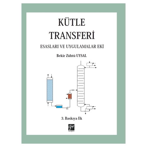 Kütle Transferi Esasları ve Uygulamalar Eki - Bekir Zühtü Uysal