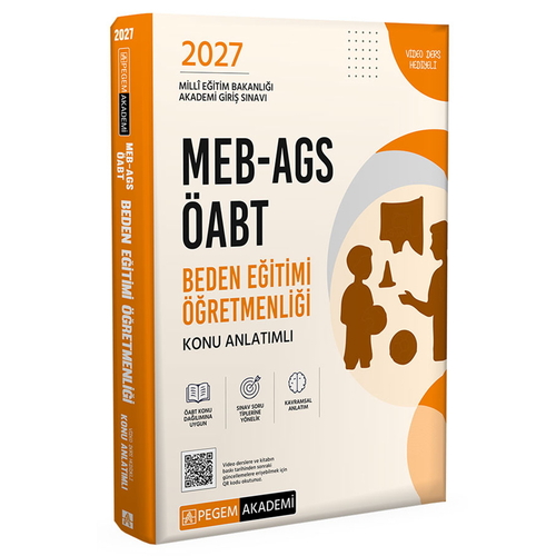 MEB AGS ÖABT Beden Eğitimi Öğretmenliği Konu Anlatımlı Pegem Akademi 2027