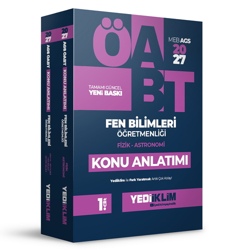 MEBS AGS ÖABT Fen Bilimleri Öğretmenliği Konu Anlatımı Yediiklim Yayınları 2027