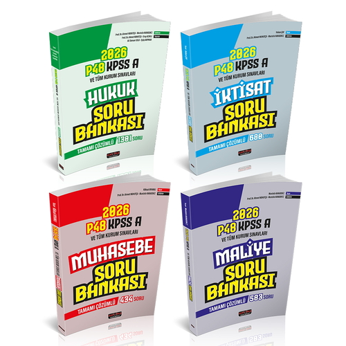 P48 KPSS A Grubu ve Tüm Kurum Sınavları İçin Soru Bankası Seti Savaş Yayınları 2026