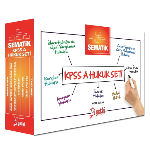 Şematik KPSS A Grubu Hukuk Seti Yetki Yayınları 2026