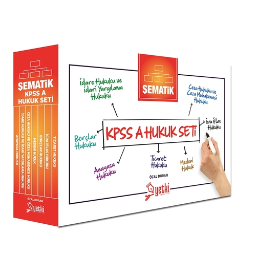 Şematik KPSS A Hukuk Seti Yetki Yayınları 2025