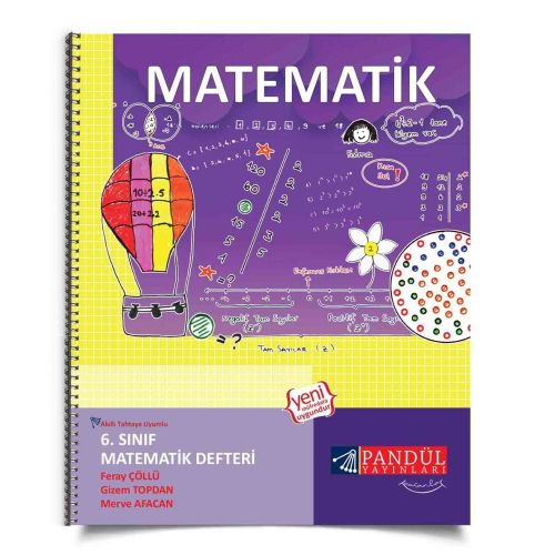 6. Sınıf Matematik Defteri Pandül Yayınları