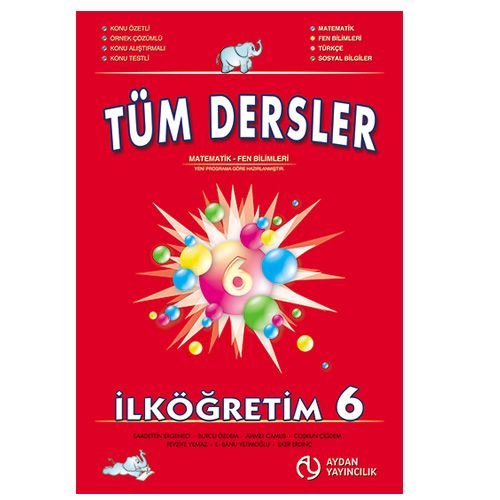 6. Sınıf Tüm Dersler Konu Anlatımlı Aydan Yayınları