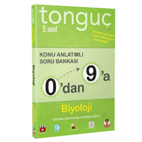 9. Sınıf 0\'dan 9\'a Biyoloji Konu Anlatımlı Soru Bankası Tonguç Akademi Yayınları