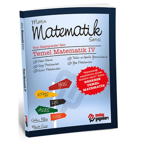 Matematik Serisi Temel Matematik 4 Metin Yayınları
