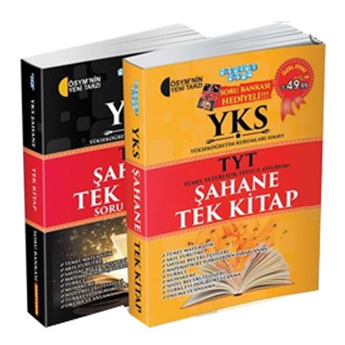 YKS TYT Şahane Tek Kitap Soru Bankası Hediyeli - Akıllı Adam Yayınları