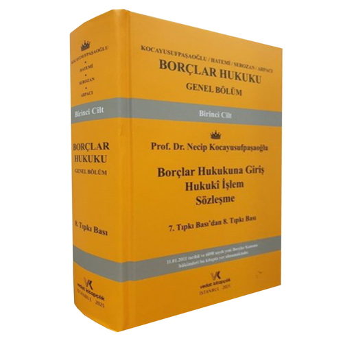 Borçlar Hukuku Genel Hükümler Cilt: 1 - Necip Kocayusufpaşaoğlu