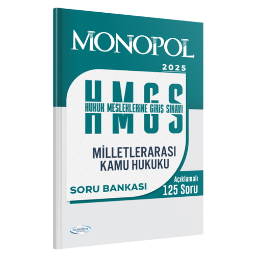 HMGS Milletlerarası Kamu Hukuku Soru Bankası Monopol Yayınları 2025