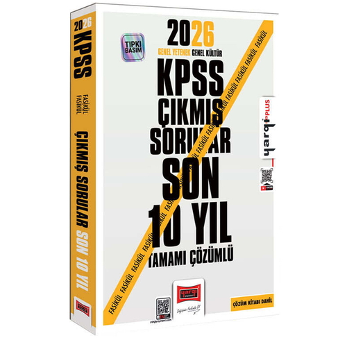 KPSS GK GY Tamamı Çözümlü Fasikül Fasikül Çıkmış Sorular Son 10 Yıl Yargı Yayınları 2026
