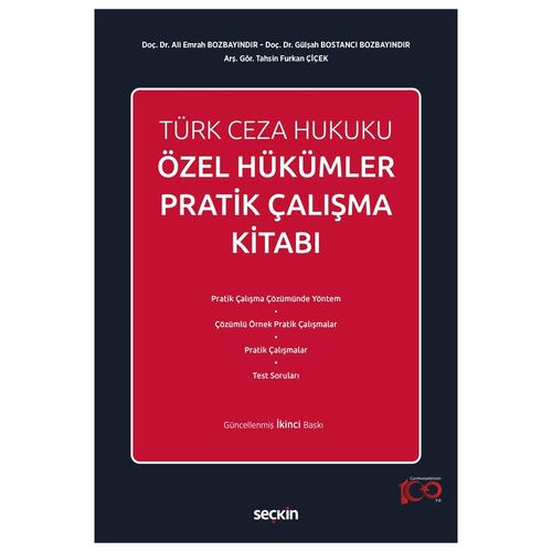 Türk Ceza Hukuku Özel Hükümler Pratik Çalışma Kitabı - Tahsin Furkan Çiçek