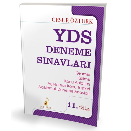 YDS Deneme Sınavları Cesur Öztürk Pelikan Yayınları 2024