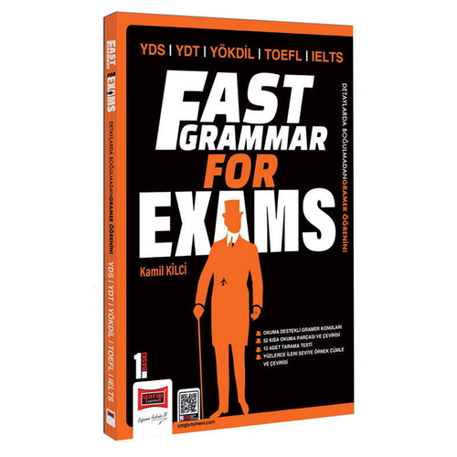 YDS YDT YÖKDİL TOEFL IELTS Fast Grammar For Exams Yargı Yayınları