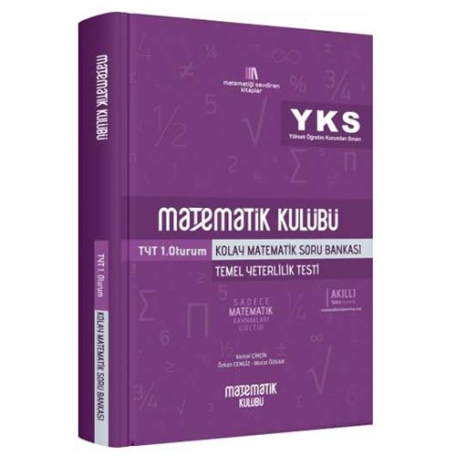 YKS TYT 1. Oturum Kolay Matematik Soru Bankası Matematik Kulübü Yayınları