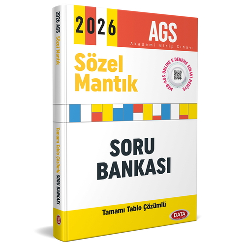 AGS Sözel Mantık Tamamı Tablo Çözümlü Soru Bankası Data Yayınları 2026