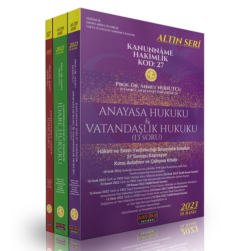Kelepir Ürün İadesizdir - KANUNNAME Hakimlik Kod: 27 Savaş Yayınlar 2023