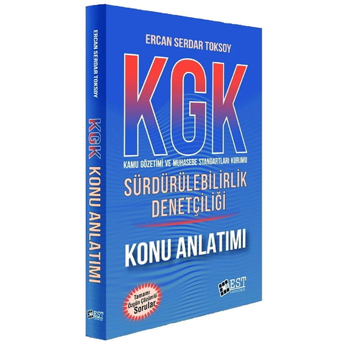 KGK Sürdürülebilirlik Denetçiliği Konu Anlatım Hazırlık Kitabı EST Yayınları