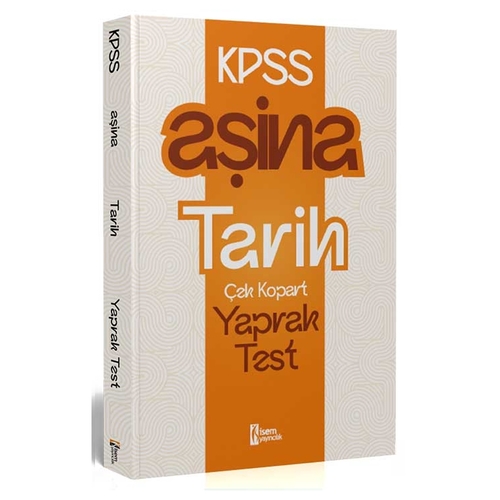 KPSS Aşina Tarih Çek Kopart Yaprak Test İsem Yayınları 2025
