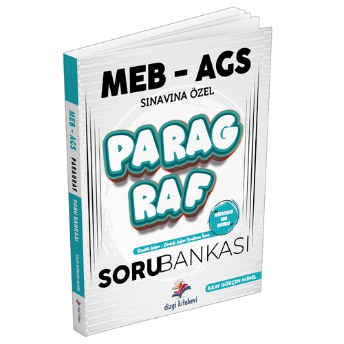 MEB AGS Sınavına Özel Paragraf Soru Bankası Dizgi Kitap Yayınları 2025